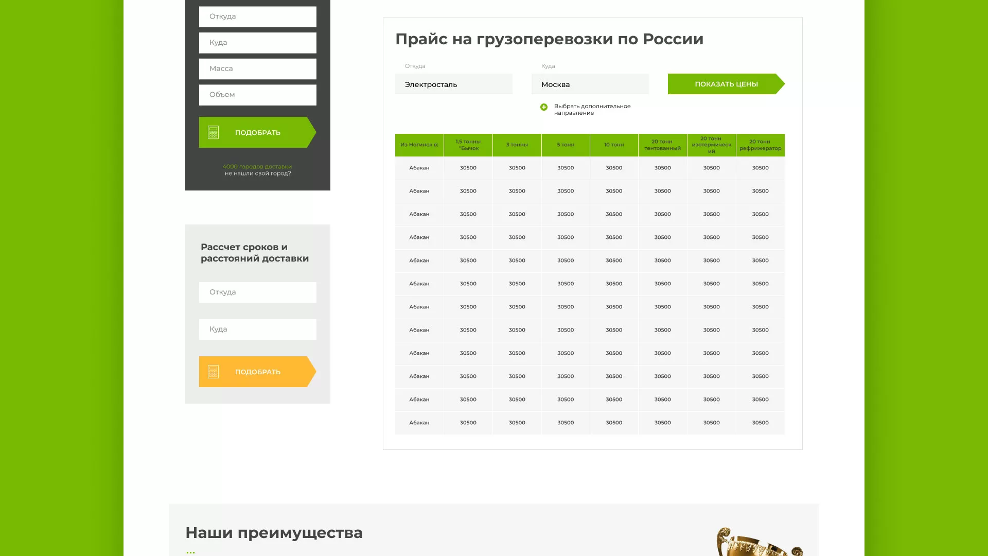 Разработка логотипа и сайта компании «Инком-Логистика» в Вологде