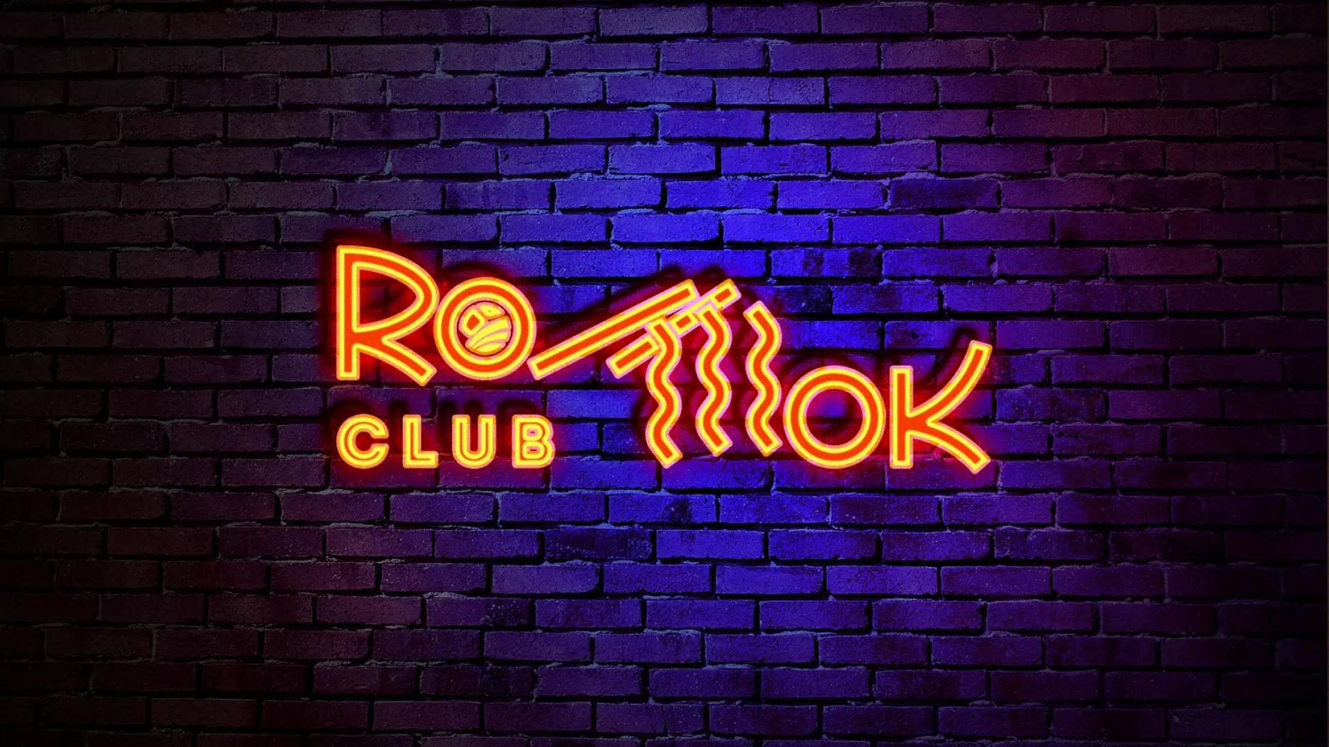 Разработка интерьерной вывески суши-бара «Roll Wok Club» в Вологде