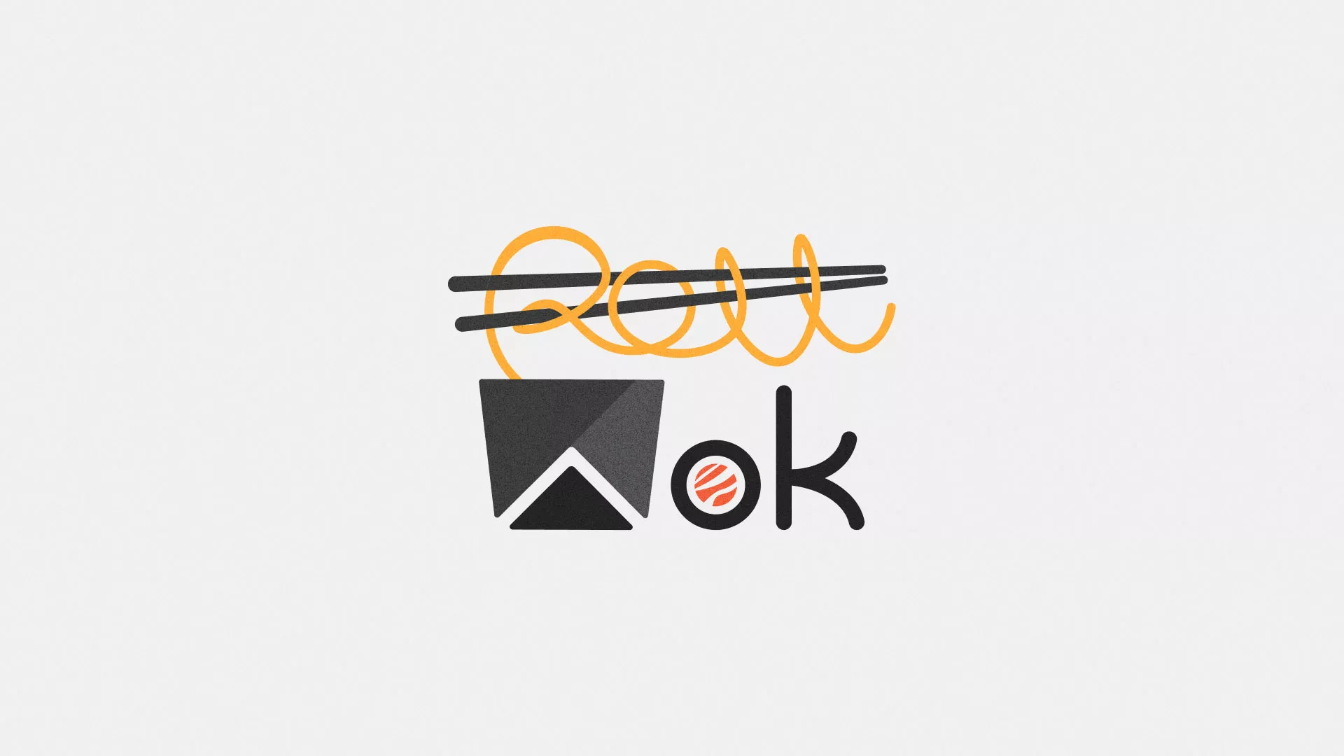 Разработка логотипа в Вологде для суши-бара «Roll Wok Club» Разработка логотипа в Вологде для суши-бара «Roll Wok Club»